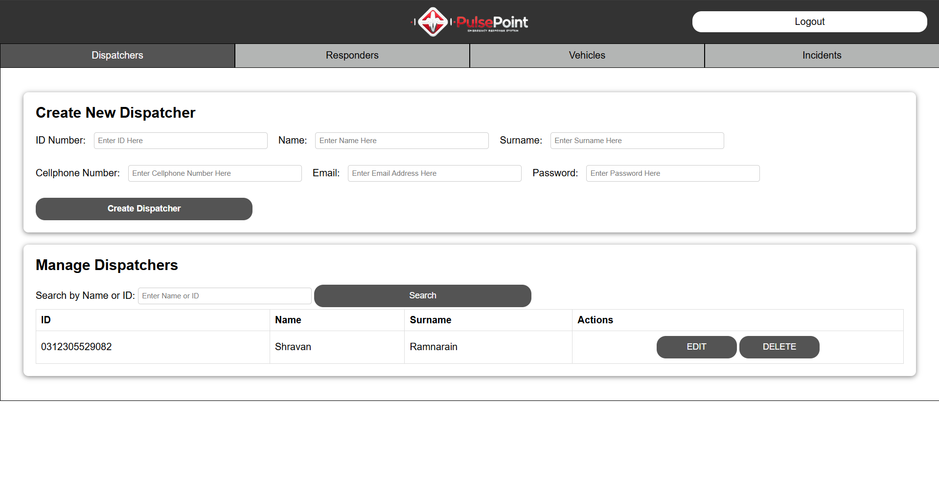 Admin Dashboard